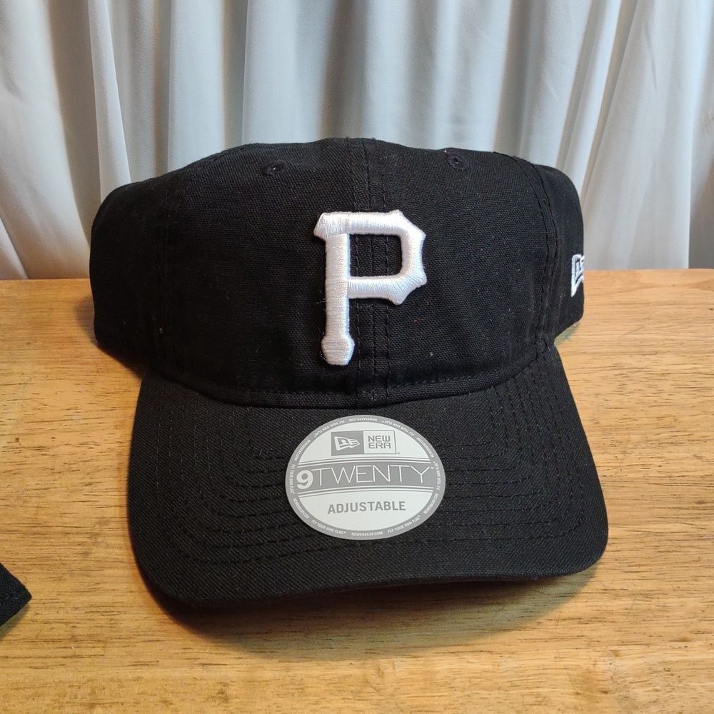 New Era 9Twenty Pittsburgh Pirates White P Sliderback Hat - New